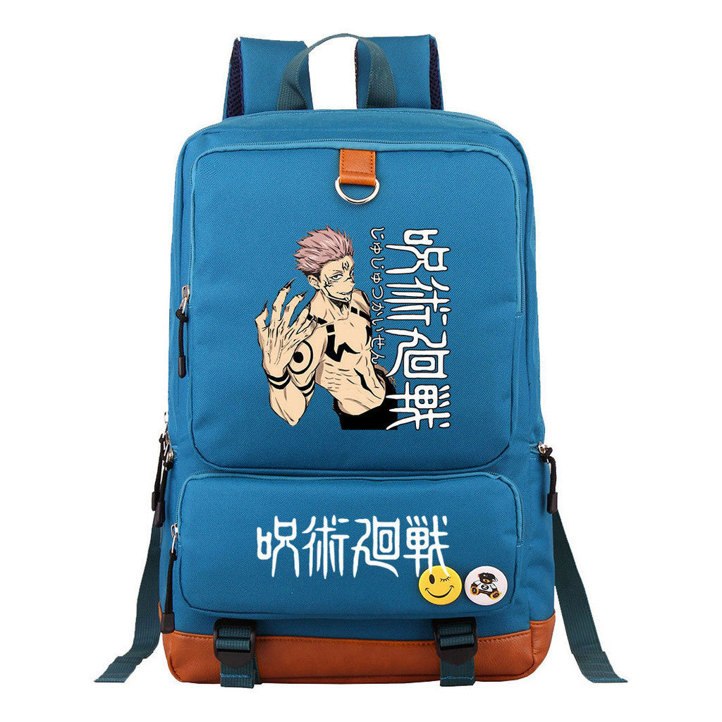 Cartoon Spell Back To War Schoolbags For Young Students And Backpacks For Men And Women.