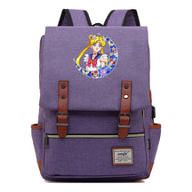 Beautiful Girl Warrior Youth Student School Bag Usb Men's And Women's Leisure Backpack