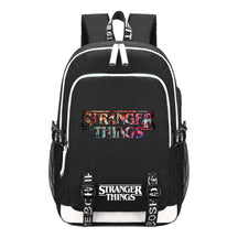 Strange Story Printed Usb Youth Student Backpack For Men And Women's Leisure Travel Backpack