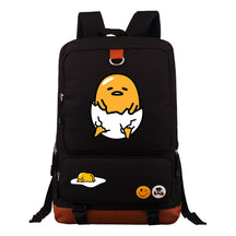 Cartoon Anime Lazy Egg Youth Student Backpack With Large Capacity Travel Bag For Boys And Girls Backpack