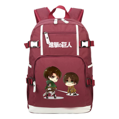 Giant Soldier Captain Alan Of Anime Attack Student Backpacks, Men's And Women's Backpacks, Leisure Travel Backpacks, Backpacks