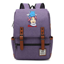 Printed Schoolbag Leisure Belt Buckle Classic Backpack For Young Students