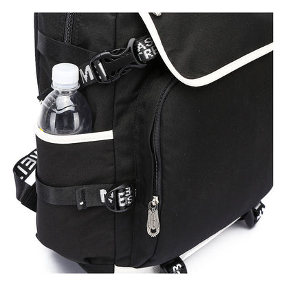 Fashionable And Popular Usb Youth Student Backpack For Men And Women's Leisure Backpack
