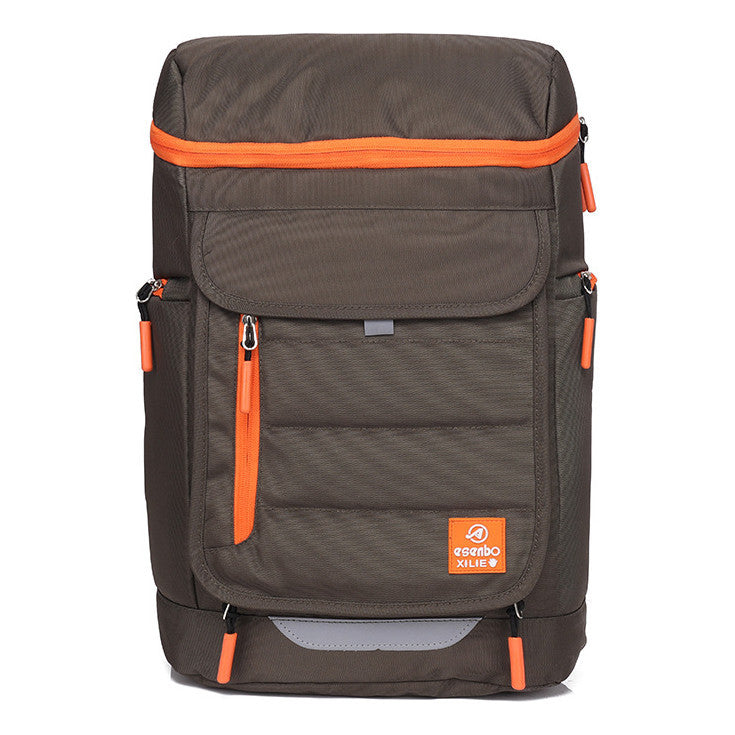 Canvas Backpack, Solid Color Backpack, Fashionable And Casual Travel Bag