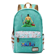 Anime Pirate Wang Lufei Printed Book Bag Fragmented Flower Leisure Backpack