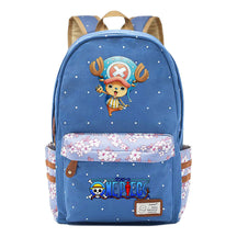 Anime Pirate Wang Lufei Printed Book Bag Fragmented Flower Leisure Backpack