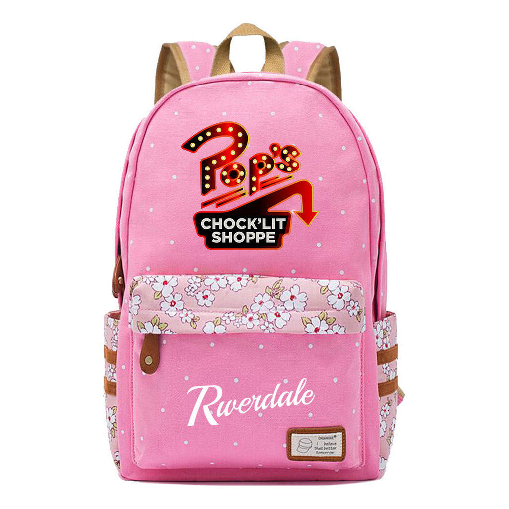 Valley Town Printed Student School Bag Fashion Leisure Backpack