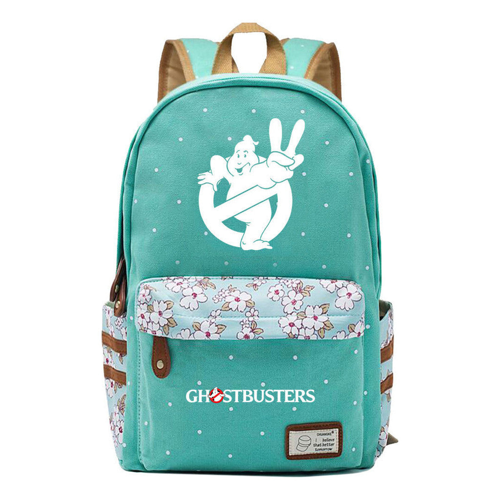 Devil Print Student Backpack, Fashionable And Casual Backpack