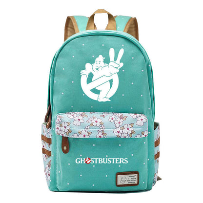 Devil Print Student Backpack, Fashionable And Casual Backpack