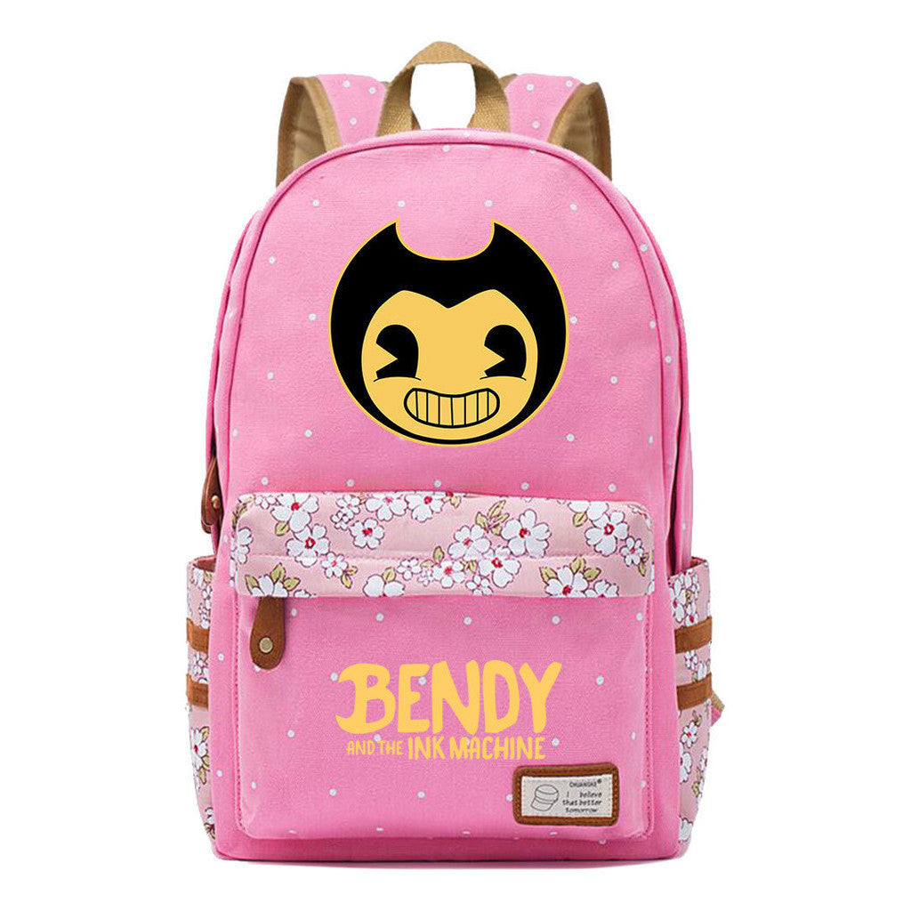 Game Bandy And Impression Machine Youth Student School Bag Fragmented Flower Men's And Women's Backpack
