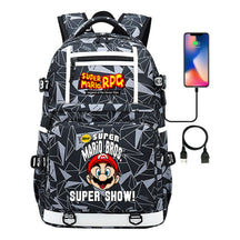 Super Mario Printed Backpack For Men And Women, Casual Travel Backpack