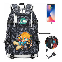 Printed Teenage Student Backpack For Men And Women With Backpacks