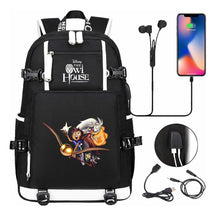 Anime Owl Magic Print Youth Student School Bag Backpack Leisure Travel Backpack