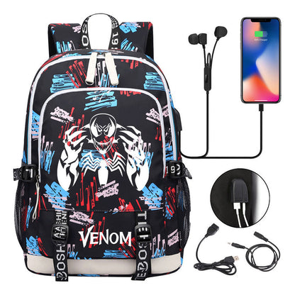 Youth Student Backpack Usb Men's And Women's Leisure Backpack