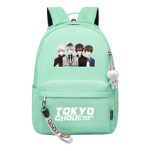Manga Printed Teenage Student Backpack, Casual Bag, Girl Backpack