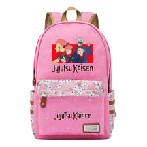 Cartoon Teenage Girl Student Backpack Casual Canvas Backpack