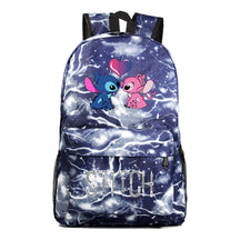 Interstellar Baby Stitch Printed Youth Student Backpack For Men And Women Casual Backpack