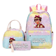 Teenage Student Girl Backpack Lunch Bag Three Piece Set Backpack Set
