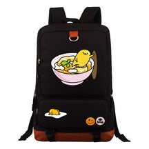 Cartoon Anime Lazy Egg Youth Student Backpack With Large Capacity Travel Bag For Boys And Girls Backpack