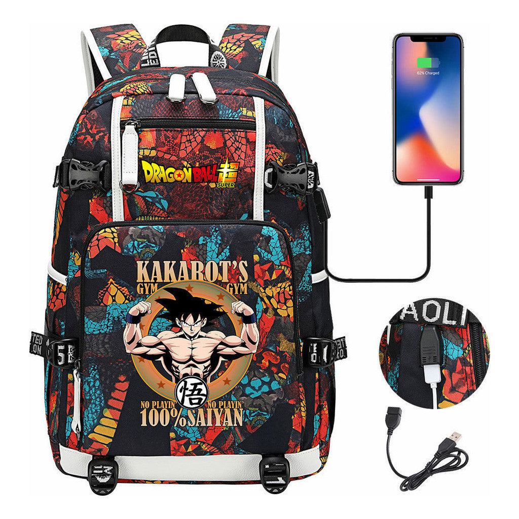 Usb Large Capacity Youth Student Backpack For Men And Women's Leisure Travel Backpack
