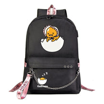Lazy Egg Usb Youth Student Backpack For Boys And Girls Leisure Travel Backpack