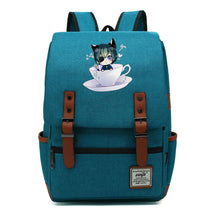 Black Deacon Youth Student School Bag Men's And Women's Leisure Belt Buckle Backpack