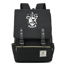 School Of Witchcraft And Wizardry Printed Youth School Bag Casual Belt Buckle Classic Backpack 38*27*12.5cm