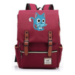 Printed Schoolbag Leisure Belt Buckle Classic Backpack Young Students