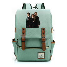 Academy Of Magic Print Teen Student School Bag For Men And Women Casual Belt Buckle Classic Backpack