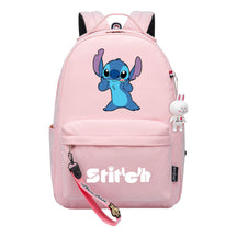 Interstellar Baby Stitch Printed Student Backpack, Casual Travel Bag, Girl Backpack