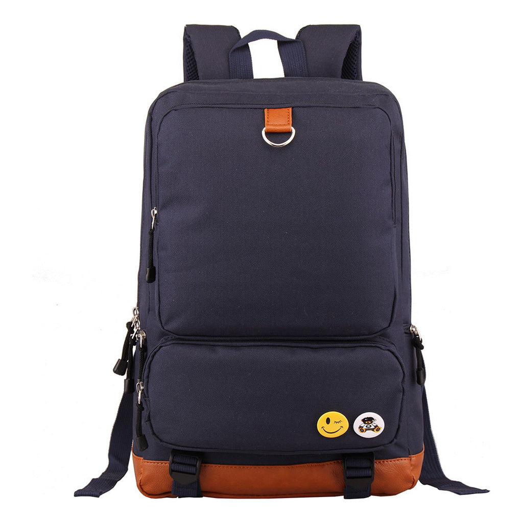 Printed Youth Student School Bag Large Capacity Travel Bag Men's And Women's Backpack