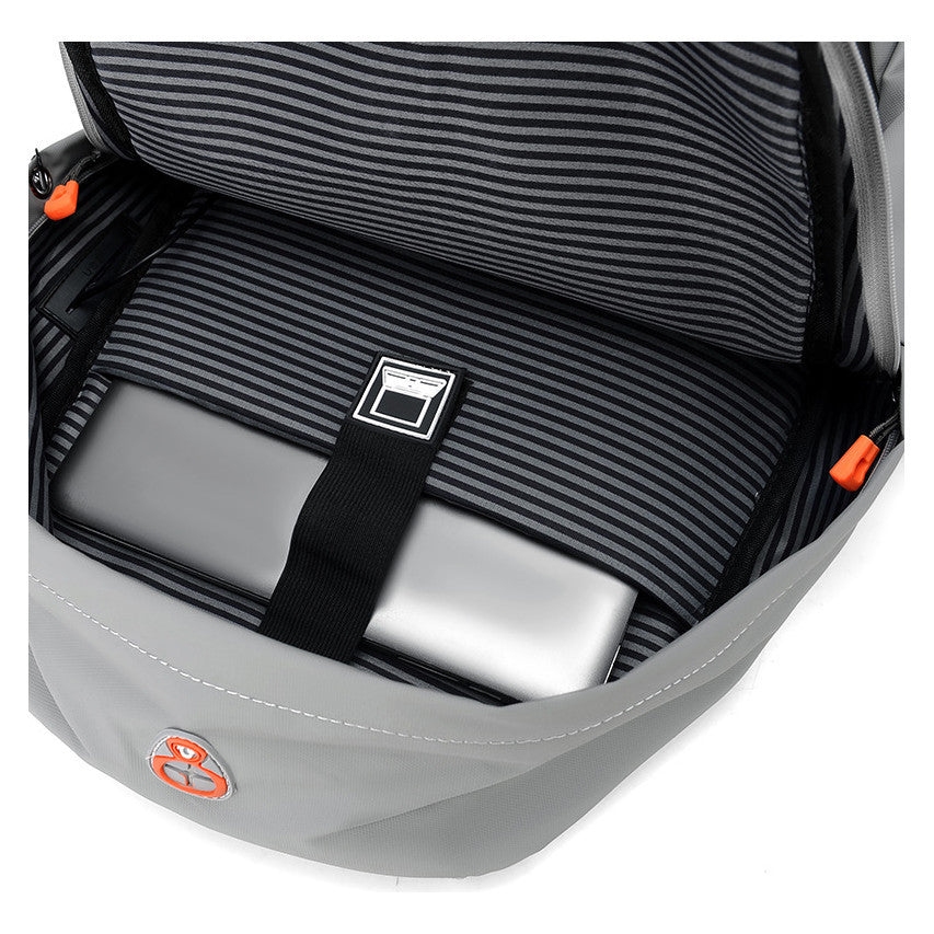 Usb Backpack For Men's Business Computer Bag, Casual Large Capacity Lightweight Sports Bag, Backpack