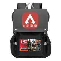 Apex Hero Print Usb Charging Cap Headpiece Student Backpack Leisure Backpack