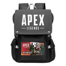 Apex Hero Print Usb Charging Cap Head Style Student School Bag Casual Backpack