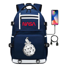 Printed Usb Youth School Bag Backpack Leisure Travel Backpack