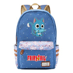 Teenage Student Backpacks, Floral Canvas, Girl Shoulders