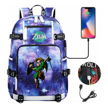 Game Zelda Legend Printed Youth Student Backpack For Men And Women With Large Capacity Leisure Travel Backpack