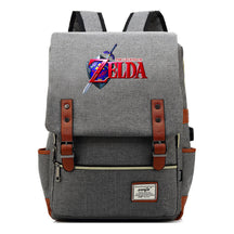 Printed Youth Student Backpack Usb Men's And Women's Casual Backpack