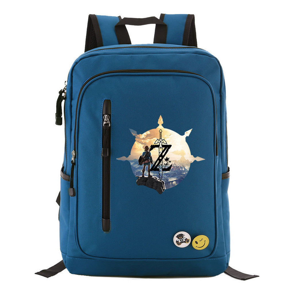 The Tears Of The Kingdom Of Zelda Game Printed Teenage Student Backpack For Men And Women's Leisure Travel Backpack