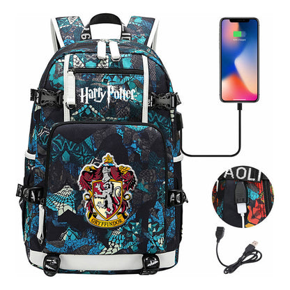 Magic School Usb Youth Student Backpack For Men And Women Leisure Travel Backpack