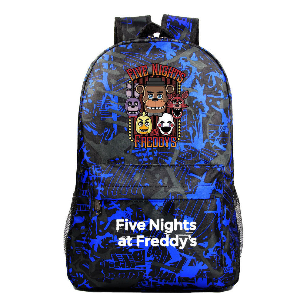 Fashionable Teddy Bear Game, Fashionable Starry Sky Student Backpack, Casual Backpack