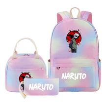 Naruto Girls School Bag Lunch Bag Three Piece Set Backpack Set