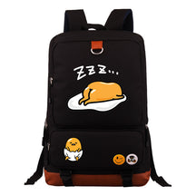 Cartoon Anime Lazy Egg Youth Student Backpack, Large Capacity Travel Bag, Boy's And Girl's Backpack