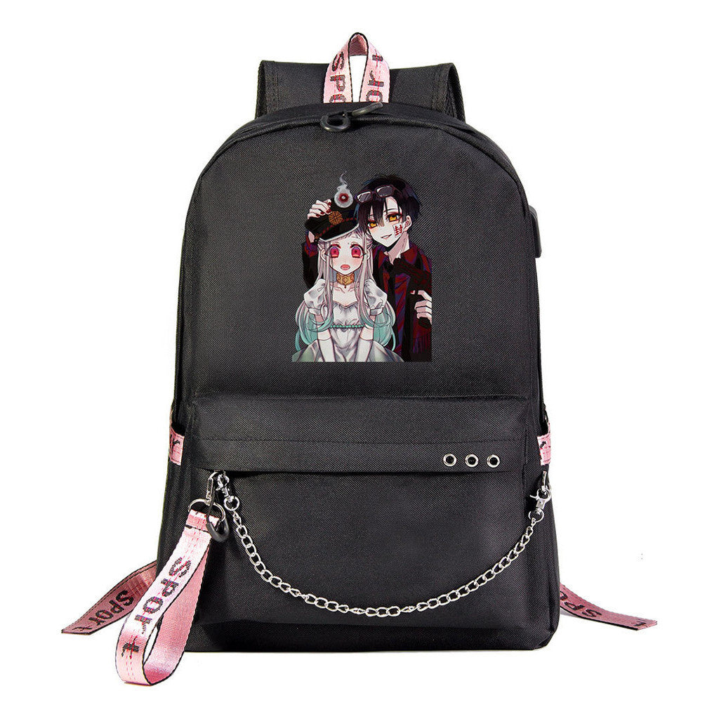 Usb Youth Student Backpack For Boys And Girls Leisure Travel Backpack