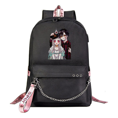 Usb Youth Student Backpack For Boys And Girls Leisure Travel Backpack