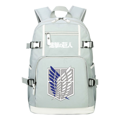 Giant Wings Of Anime Attack, Youth Student School Bag, Men's And Women's Backpack, Leisure Travel Backpack