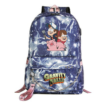Cartoon Strange Town Youth Student School Bag Men's And Women's Leisure Travel Backpack
