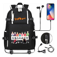 Volleyball Youth Usb Large Capacity Youth Student School Bag Men's And Women's Leisure Travel Backpack
