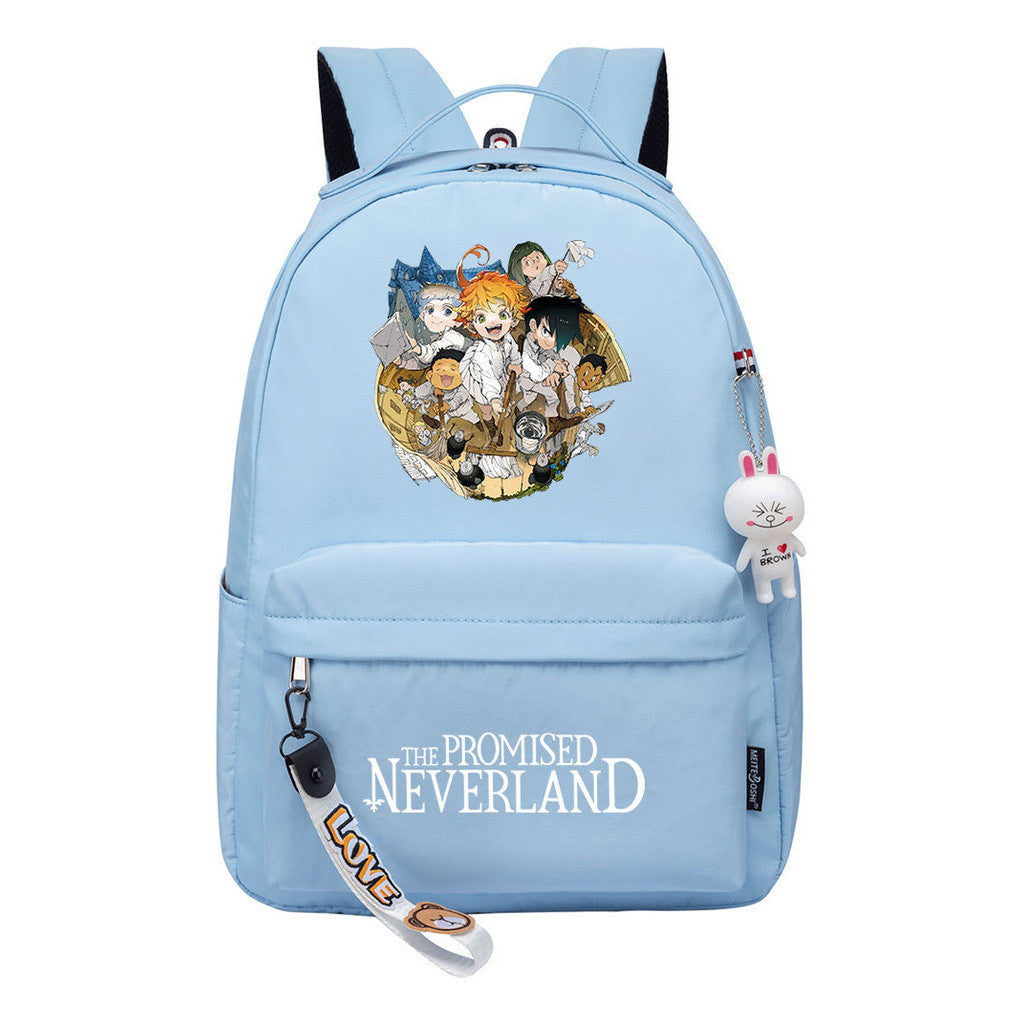 Printed Teenage Student Backpack, Casual Bag, Girl Backpack