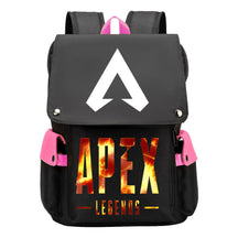 Apex Hero Print Usb Charging Head Youth School Bag Casual Backpack